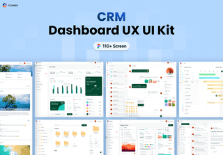 CRM Dashboard UX UI Kit