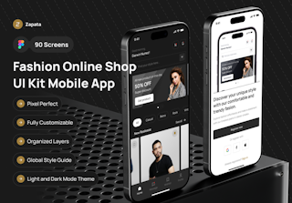 Zapata - Fashion Online Shop UI Kit Mobile App