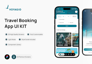 Voyagio - Travel App UI Kit