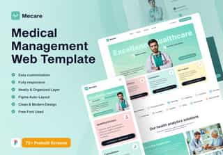 Mecare- Medical Management Web Template