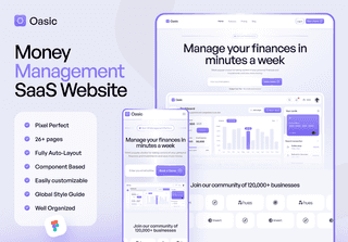 Money Management SaaS Website