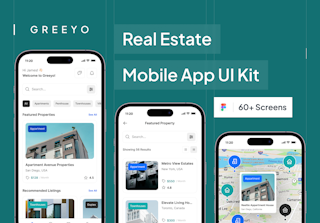 GREEYO - Real Estate Mobile App UI Kit