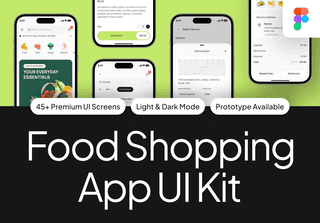 Food Shopping App UI Kit