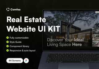 Comfea - Real Estate Website UI Kit