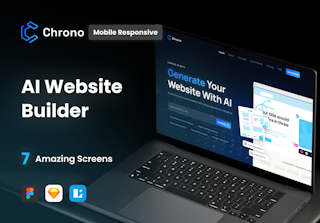 Chrono - AI Website Builder Landing Page UI Kit