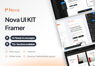 Nova UI Kit - Framer
