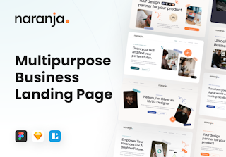 Naranja - Multipurpose Business Landing Page