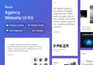Nexa - Digital Agency UI Kit