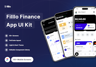 Filllo Finance App UI Kit