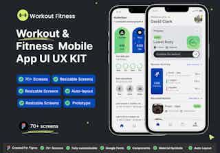 Workout mobile app | Fitness App | Exercise app