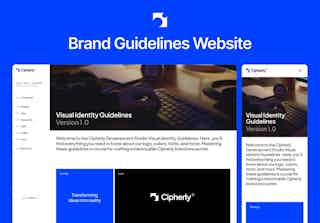 Cipherly — Brand Guidelines Website