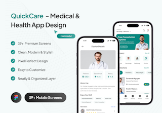 QuickCare  - Medical & Health App Design