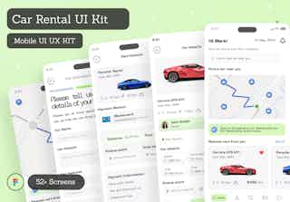 Carhive - Car Rental Mobile App UI Kit