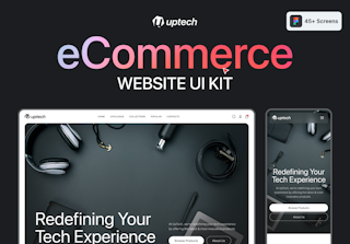 Uptech - Ecommerce Website UI Kit