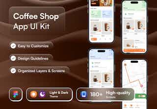 Coffeekaf - Coffee Shop App UI Kit