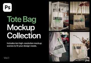 Tote Bag Mockup Collection