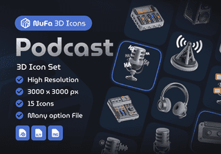 3D Podcast con Set