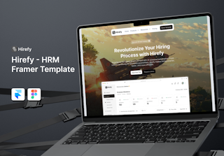 Hirefy - AI-Enhanced Recruitment Platform Framer Template