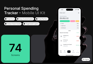 BalancePro - Personal Spending Tracker App UI kit