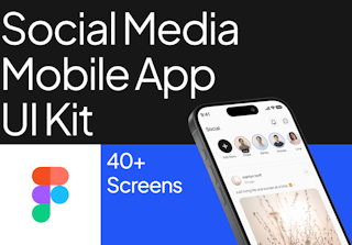 Social Media Mobile App UI Kit