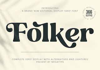 Folker Typeface