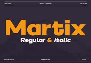 Martix | Sans Serif Font