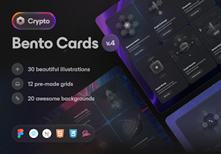 🍱 Bento Cards: Crypto