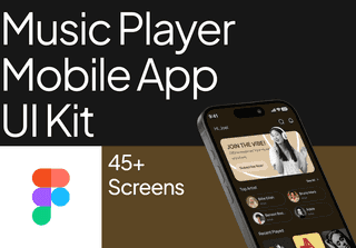 Music Player Mobile App UI Kit