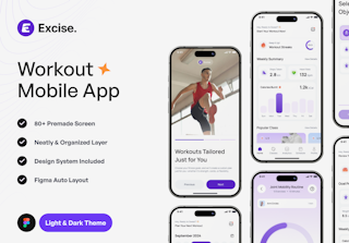 Excise - Workout Mobile App