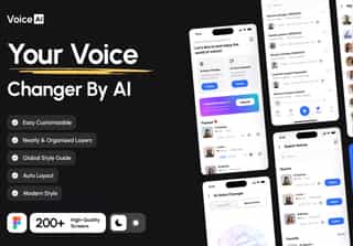 VoiceAI - AI Voice Generator UI Kit