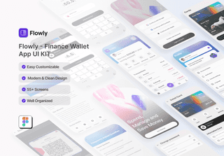 Flowly-Finance Wallet App UI KIT