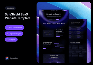 SafeShield - SaaS Website Template