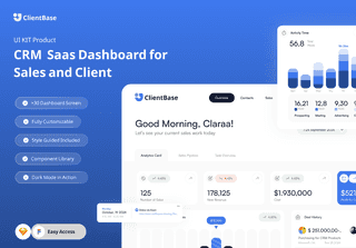 ClientBase - CRM Dashboard UI Kit