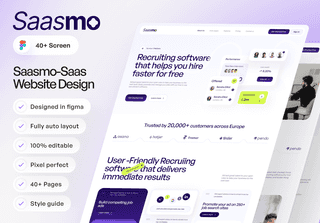 Saasmo-Saas website design