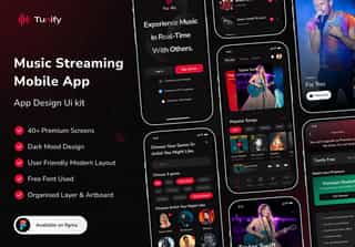 Music Streaming Mobile App UI Kits