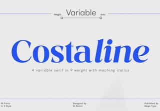 Costaline Font Family