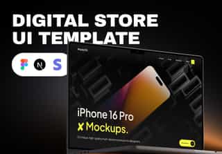 MockOS - Digital Store UI Template