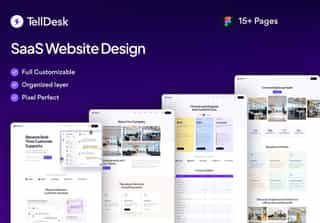 TellDesk - Customer Support SaaS Template