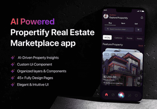 Ai Powered Propertify Real Estate Marketplace App UI Kit