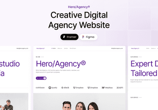 Hero Agency - Creative Digital Agency Website