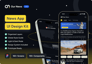 Our News - News App UI Kit