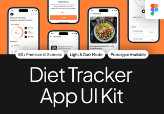 Diet Tracker App UI Kit