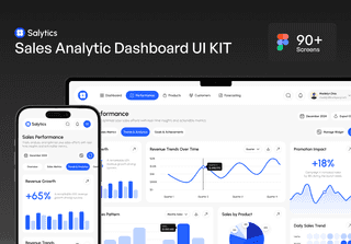 Salytics - Sales Analytics Dashboard UI KIT