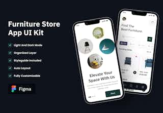 Furniture Store Mobile App UI Design Kit