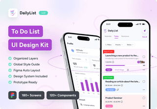 DailyList - To-Do List App UI Kit