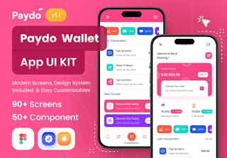 Paydo - Digital Wallet App UI Kit