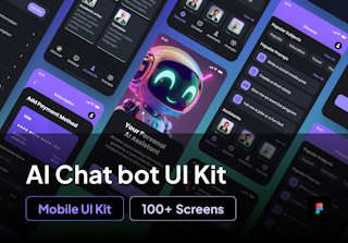 UI KIT - Mobile AI Chat bot