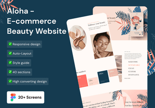 Aloha - E-commerce Beauty Website