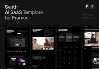 Synth - AI SaaS Template for Framer