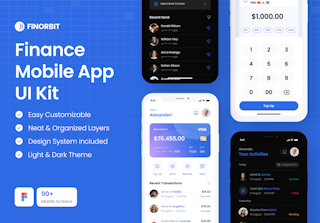 Finorbit - Finance App UI Kit